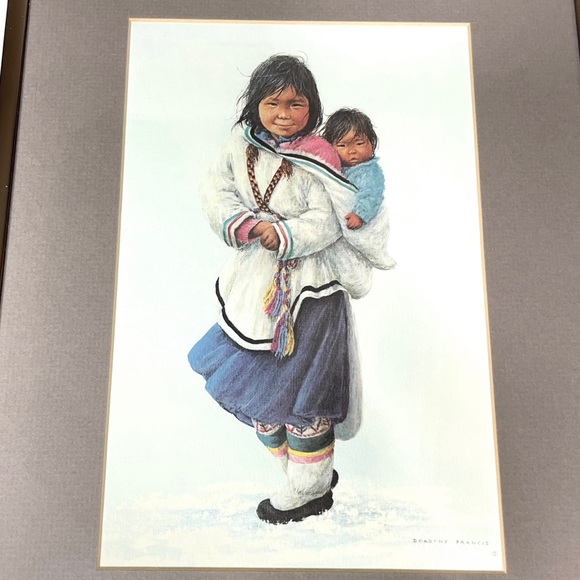 Vtg Panneloo’s Brother Framed Print by Dorothy Francis - Picture 2 of 12